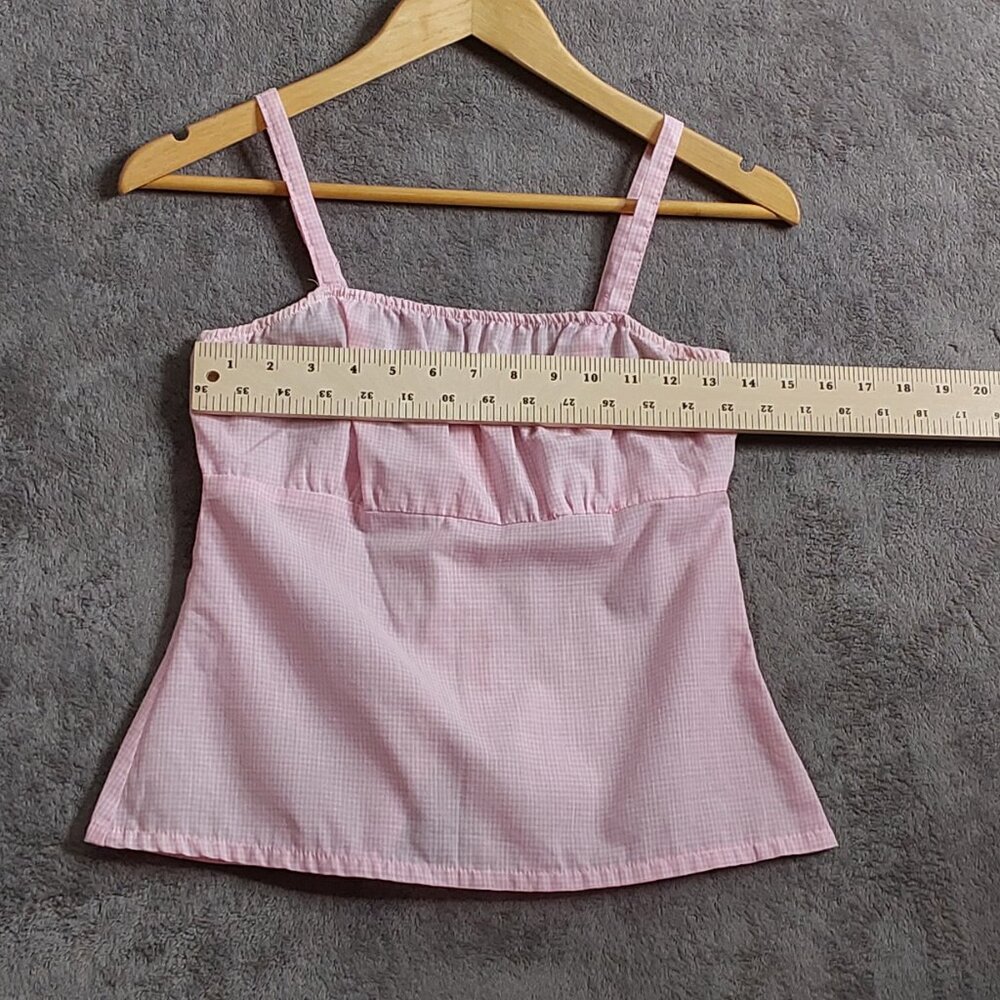 Vintage Bulldog Pink Baby Doll Top Girl's Size Small - Picture 4 of 5